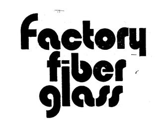 FACTORY FIBER GLASS logo