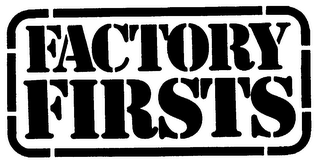 FACTORY FIRSTS logo