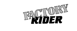 FACTORY RIDER logo