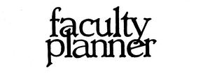 FACULTY PLANNER logo
