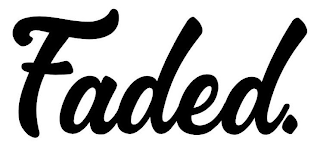 FADED. logo