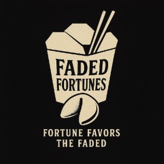 FADED FORTUNES FORTUNE FAVORS THE FADED logo