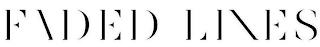 FADED LINES logo