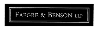 FAEGRE & BENSON LLP