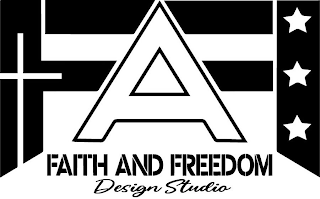 FAF FAITH AND FREEDOM DESIGN STUDIO logo