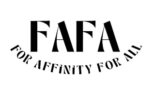 FAFA FOR AFFINITY FOR ALL logo