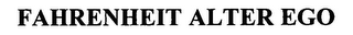 FAHRENHEIT ALTER EGO logo