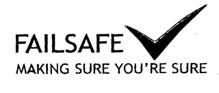 FAILSAFE MAKING SURE YOU'RE SURE logo