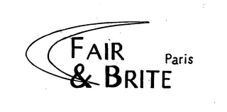 FAIR & BRITE PARIS logo