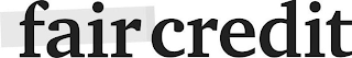 FAIR CREDIT logo