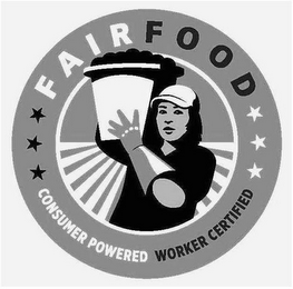 FAIR FOOD CONSUMER POWERED WORKER CERTIFIED logo