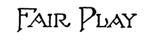 FAIR PLAY logo