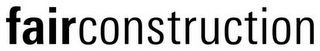 FAIRCONSTRUCTION logo
