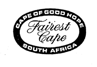 FAIREST CAPE CAPE OF GOOD HOPE SOUTH AFRICA logo