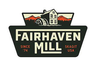 FAIRHAVEN MILL SINCE '74 SKAGIT USA logo