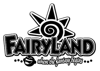 FAIRYLAND WHERE THE FANTASY BEGINS logo