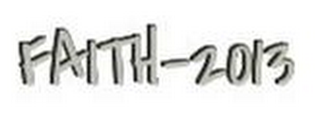 FAITH-2013 logo