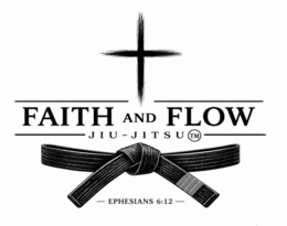FAITH AND FLOW JIU-JITSU EPHESIANS 6:12 logo