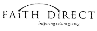 FAITH DIRECT INSPIRING SECURE GIVING logo