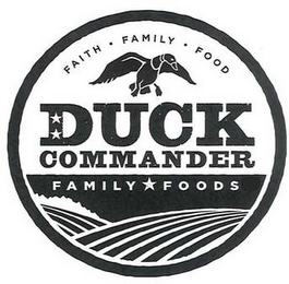 FAITH ­ FAMILY ­ FOOD AND DUCK COMMANDER FAMILY FOODS logo
