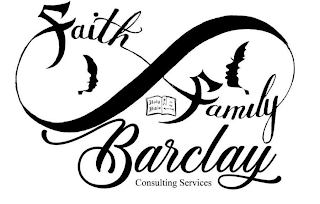 FAITH FAMILY HOLY BIBLE IN THE BEGINNING BARCLAY CONSULTING SERVICES logo
