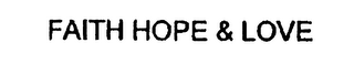 FAITH HOPE & LOVE logo