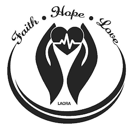 FAITH HOPE LOVE LAORA logo