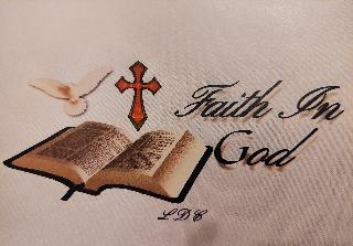 FAITH IN GOD LDC JESUS IS LOVE logo