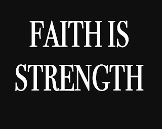 FAITH IS STRENGTH logo