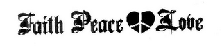 FAITH PEACE LOVE logo