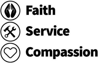 FAITH SERVICE COMPASSION logo