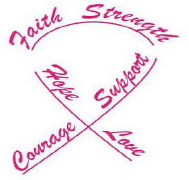 FAITH STRENGTH HOPE SUPPORT COURAGE LOVE logo