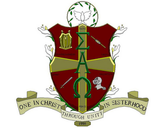 FAITH TRUTH SALVATION PEACE SPIRIT RIGHTEOUSNESS ONE IN CHRIST THROUGH UNITY IN SISTERHOOD 1998 logo