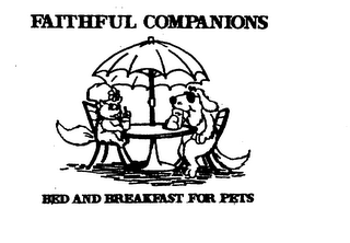 FAITHFUL COMPANIONS BED AND BREAKFAST FOR PETS logo