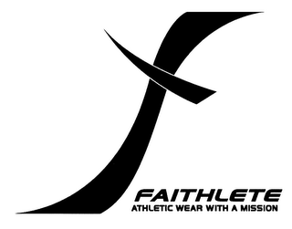 FAITHLETE ATHLETIC WEAR WITH A MISSION logo