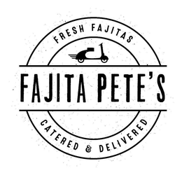 FAJITA PETE'S FRESH FAJITAS CATERED & DELIVERED logo