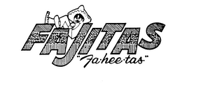 FAJITAS "FA-HEE-TAS" logo