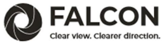 FALCON CLEAR VIEW. CLEARER DIRECTION. logo
