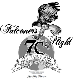 FALCONER'S FLIGHT 7C'S LIVE TO THE FULLEST. BREW TO THE FULLEST. THIS PROPRIETARY HOP BLEND WAS CREATED TO HONOR AND SUPPORT THE LEGACY OF A NORTHWEST BREWING LEGEND: GLEN HAY FALCONER logo