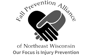 FALL PREVENTION ALLIANCE OF NORTHEAST WISCONSIN OUR FOCUS IS INJURY PREVENTION logo