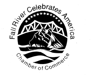 FALL RIVER CELEBRATES AMERICA CHAMBER OF COMMERCE logo