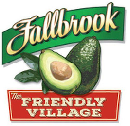 FALLBROOK THE FRIENDLY VILLAGE logo