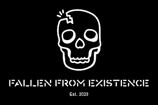 FALLEN FROM EXISTENCE EST. 2023 logo