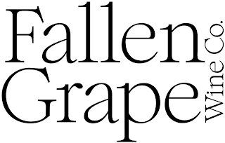FALLEN GRAPE WINE CO. logo