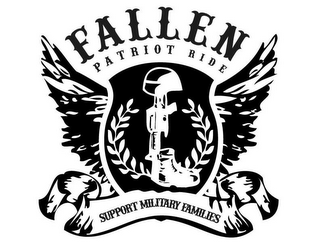 FALLEN PATRIOT RIDE SUPPORT MILITARY FAMILIES logo