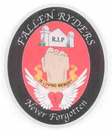 FALLEN RYDERS NEVER FORGOTTEN logo
