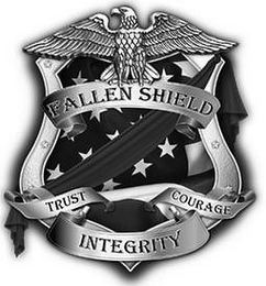 FALLEN SHIELD TRUST INTEGRITY COURAGE logo