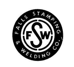 FALLS STAMPING & WELDING CO.  FSW logo
