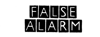 FALSE ALARM logo