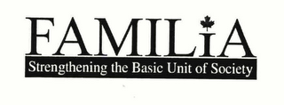 FAMILIA STRENGTHENING THE BASIC UNIT OF SOCIETY logo